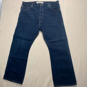 Vintage 2006 Levi's 517 Bootcut Jeans Men's 40x30 Dark‎ Wash Made in Mexico Y2K